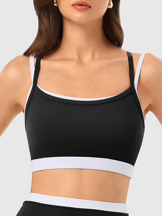 Women's 2-Piece Workout Set – Sports Bra & High-Waisted Leggings