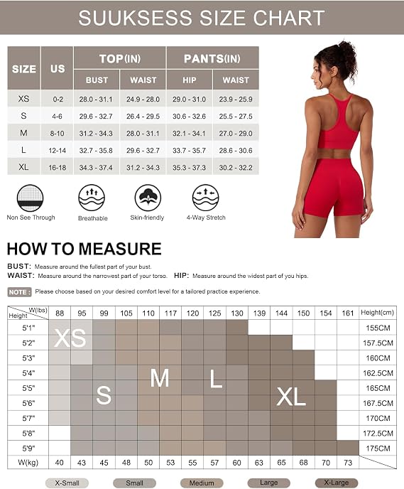Women's 2-Piece Workout Set with Built-In Bra & High-Waisted Biker Shorts