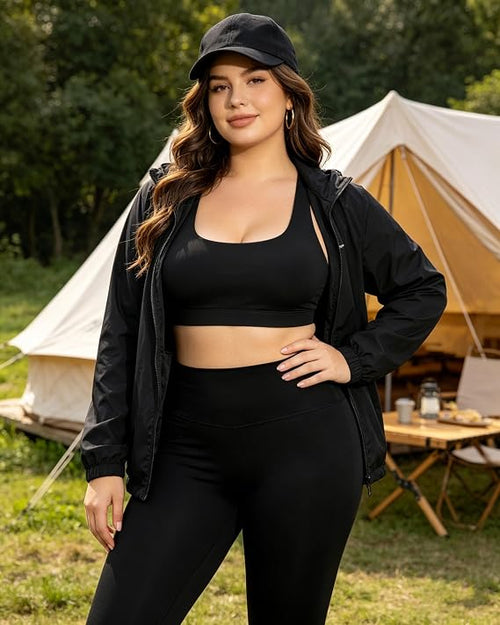 2-Piece Seamless Workout Set for Women – High-Waisted Leggings & Padded Sports Bra